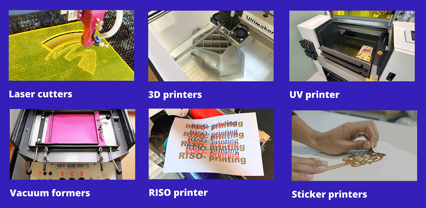 selection of machines